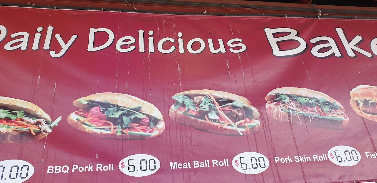 Menu, Daily Delicious Bakery