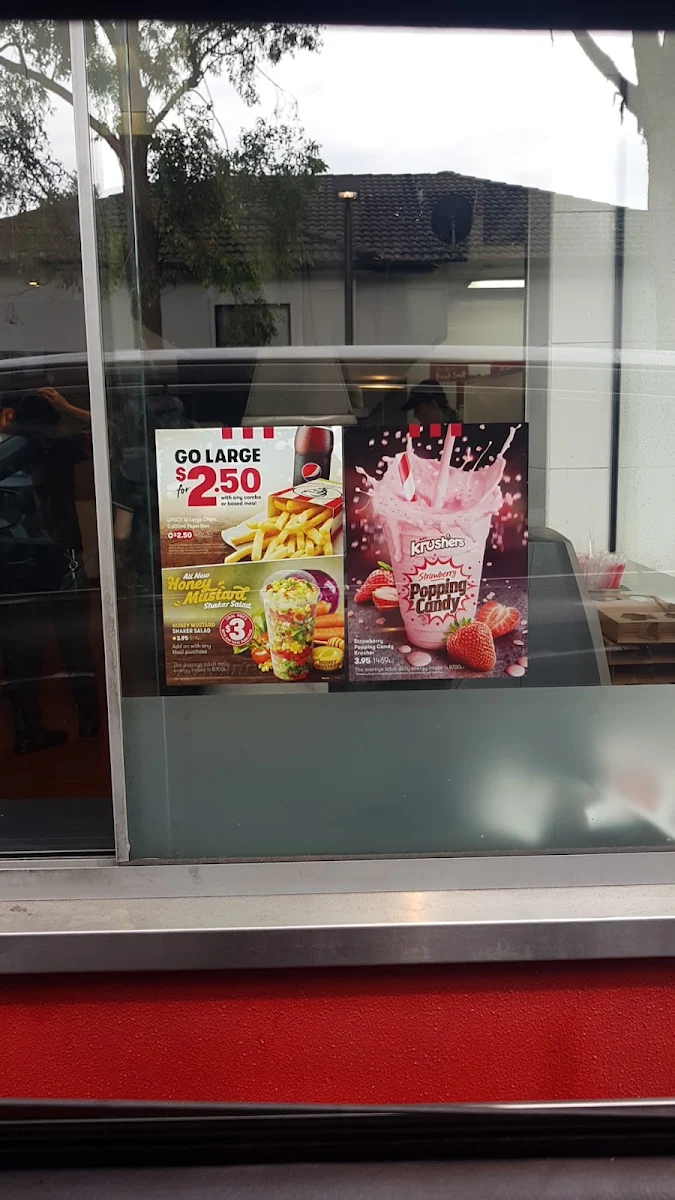 Menu, KFC Revesby