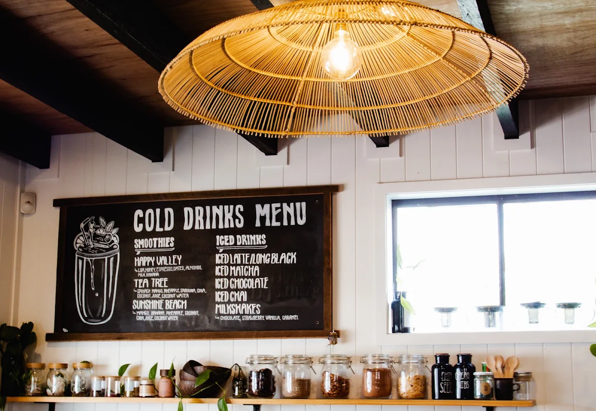 Menu, Ocean Folk Espresso