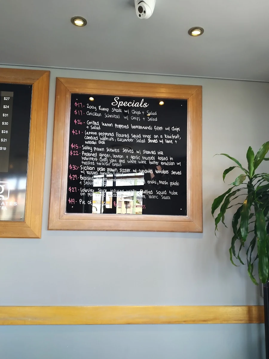 Menu, The Gates Hotel