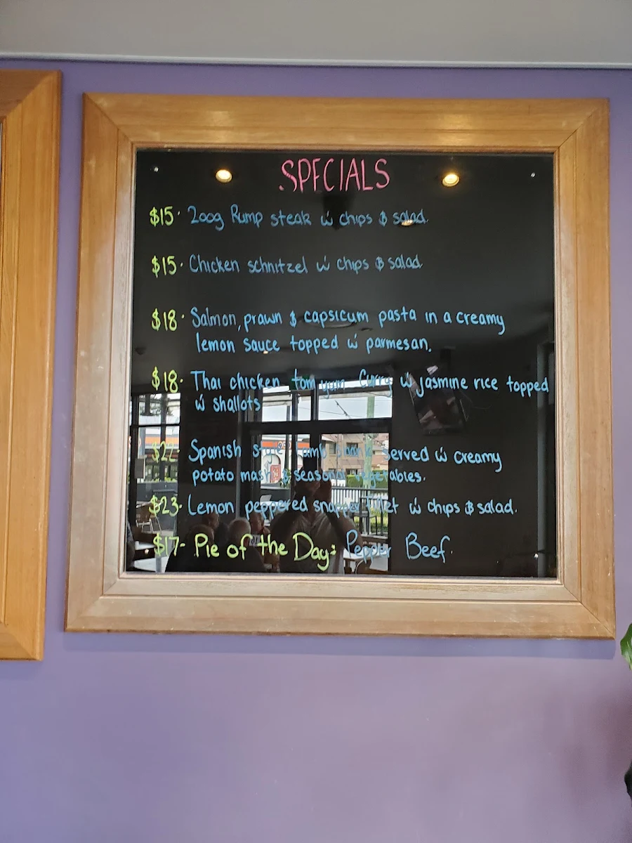 Menu, The Gates Hotel