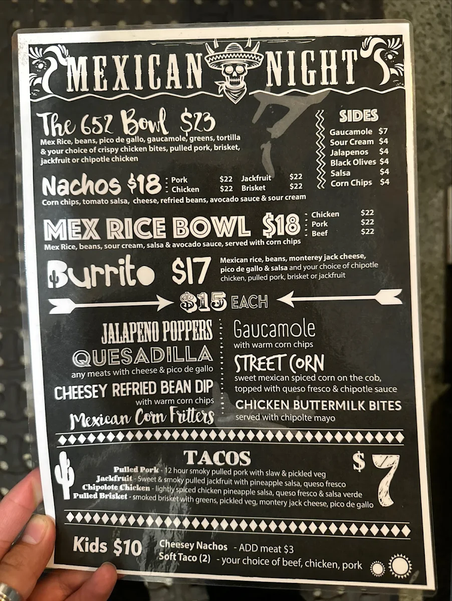 Menu, 652espresso
