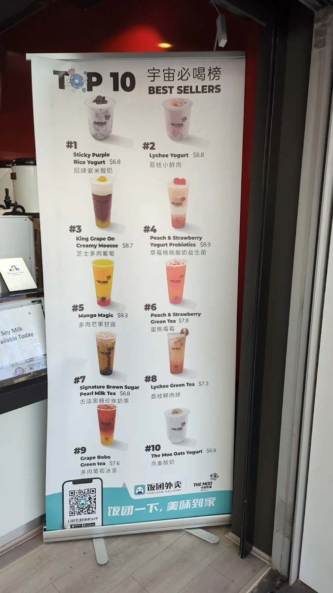 Menu, The Moo