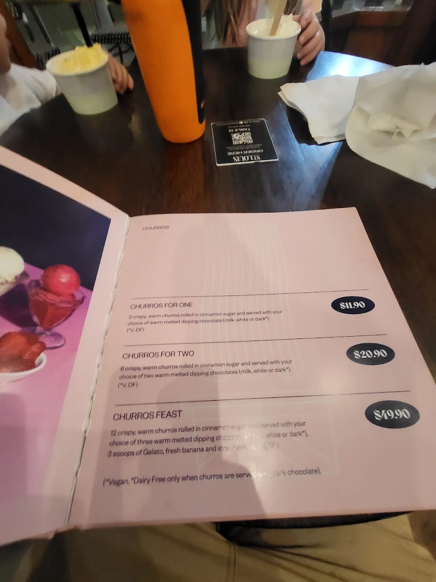 Menu, St Louis Ice Cream & Desserts Hyde Park