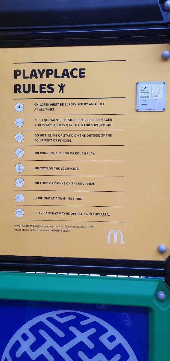 Menu, McDonald's Willetton