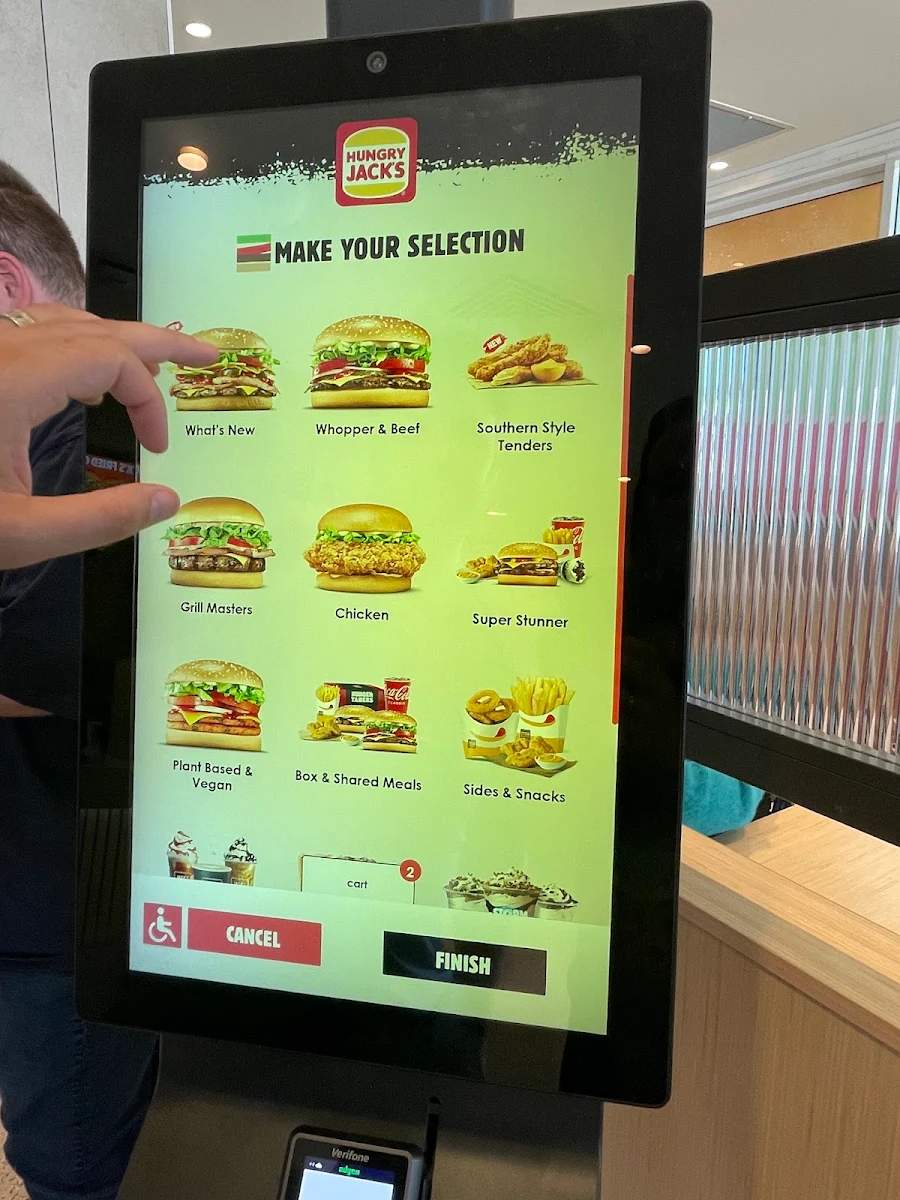 Menu, Hungry Jack's Burgers Gympie
