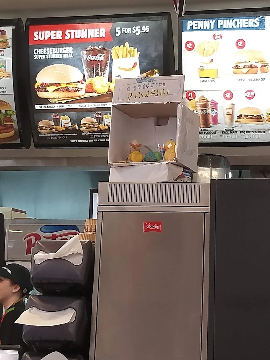 Menu, Hungry Jack's Burgers Gympie