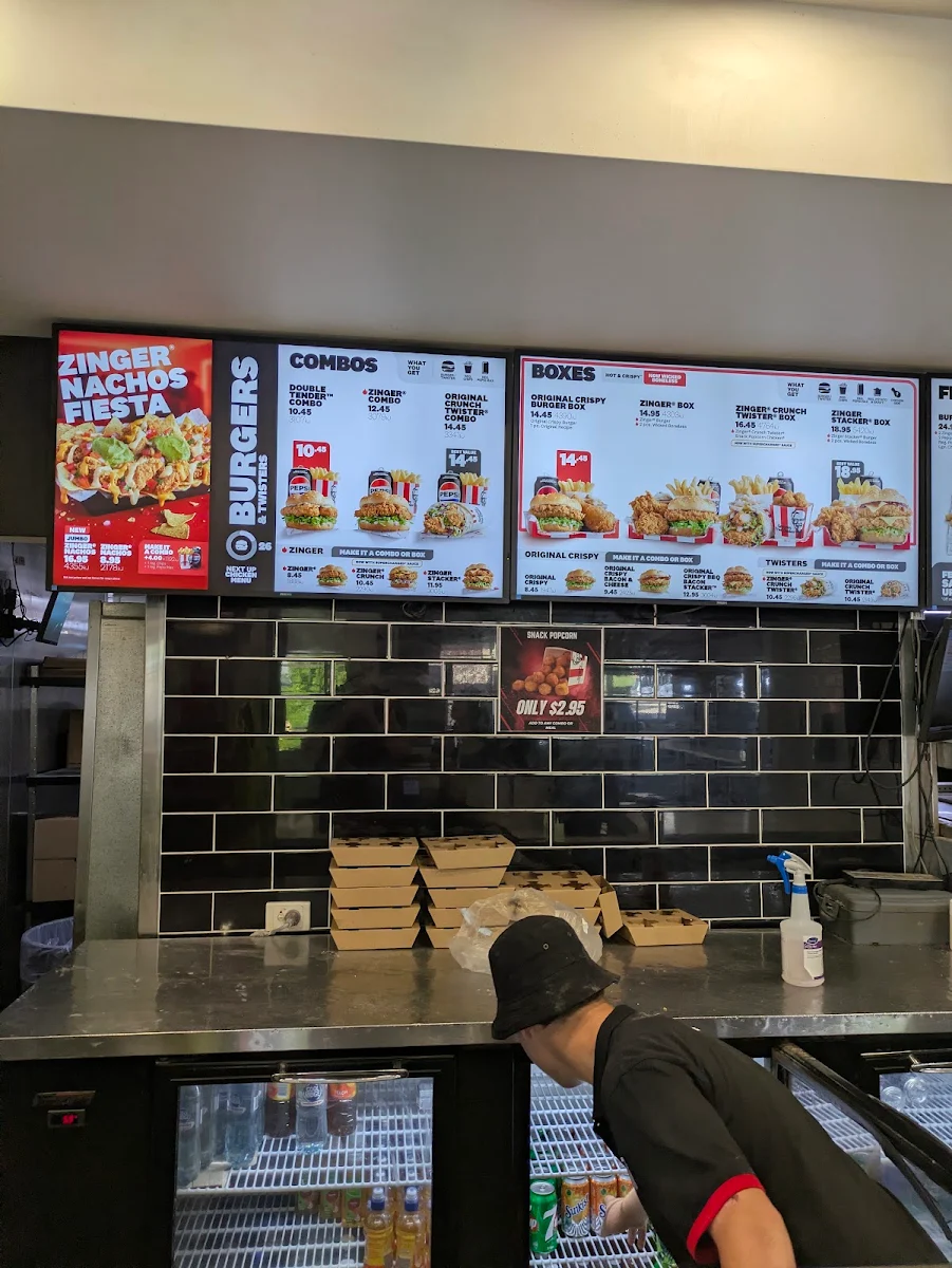 Menu, KFC Port Macquarie City
