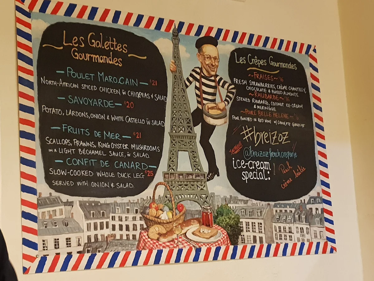 Menu, The Workers Club