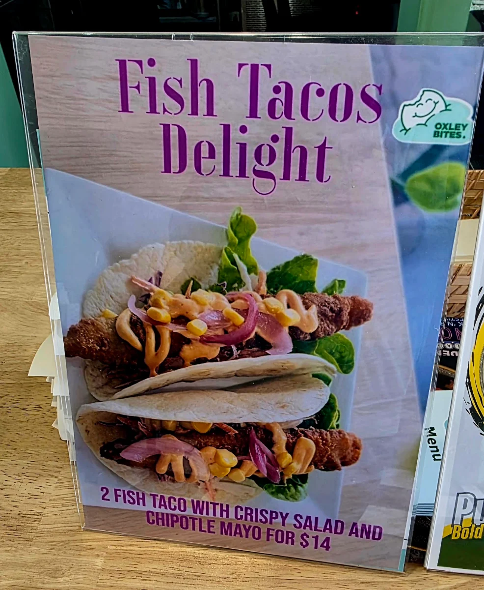 Menu, Oxley Bites