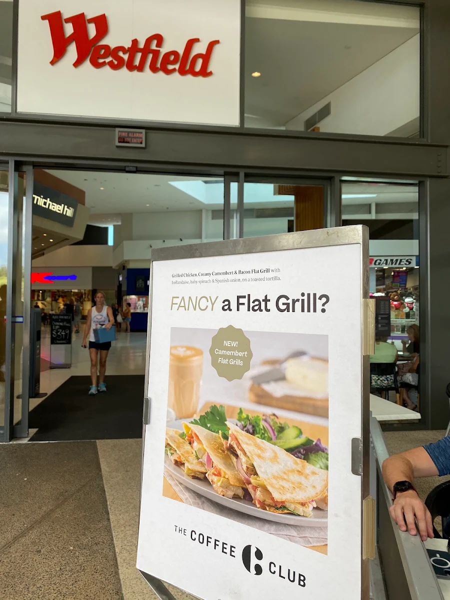 Menu, The Coffee Club Helensvale