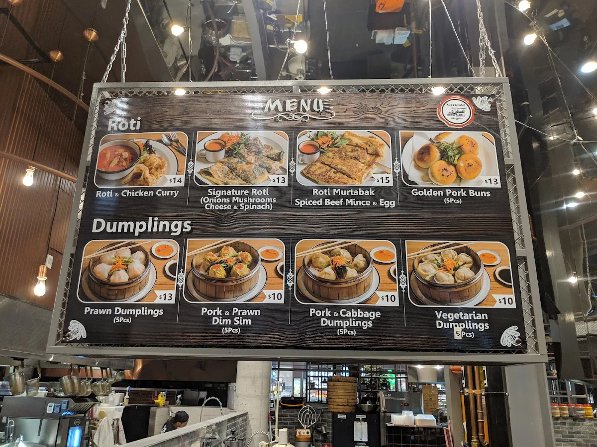 Menu, Roti and Buns