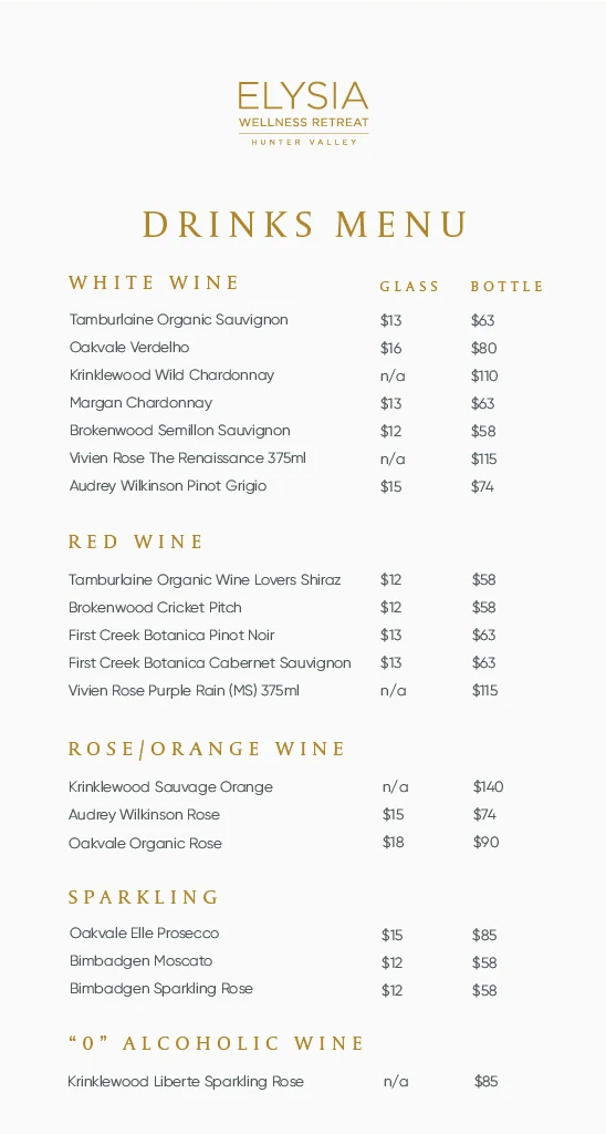 Menu, Fusion