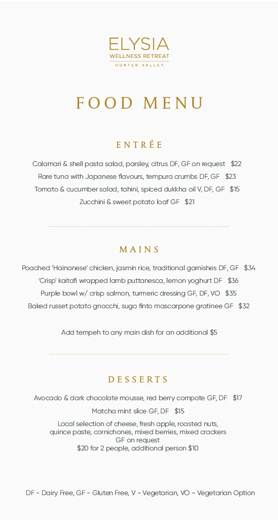 Menu, Fusion