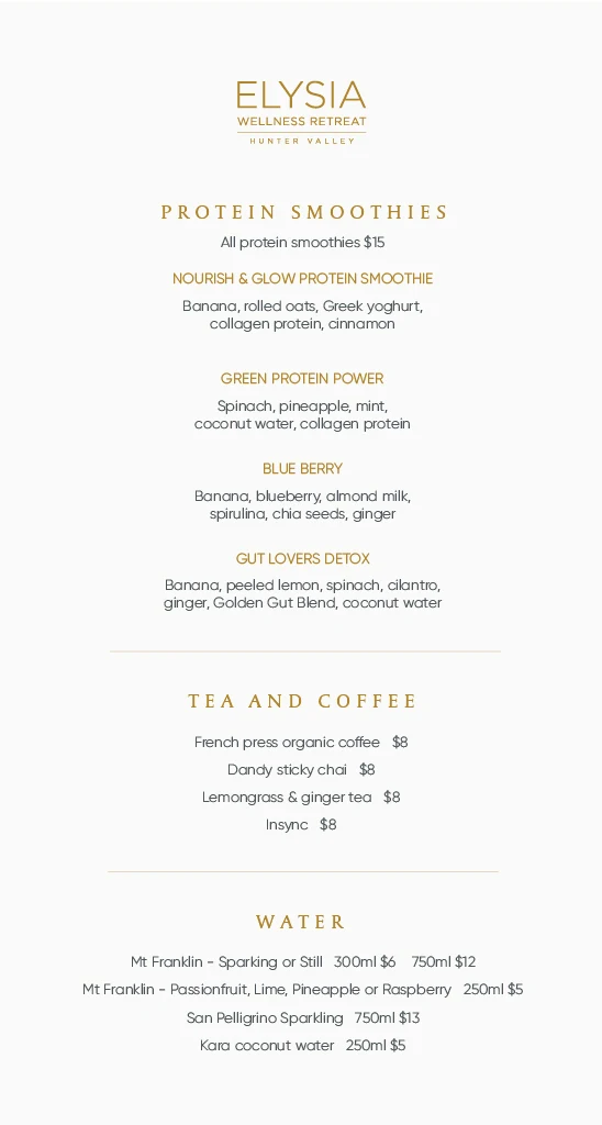 Menu, Fusion