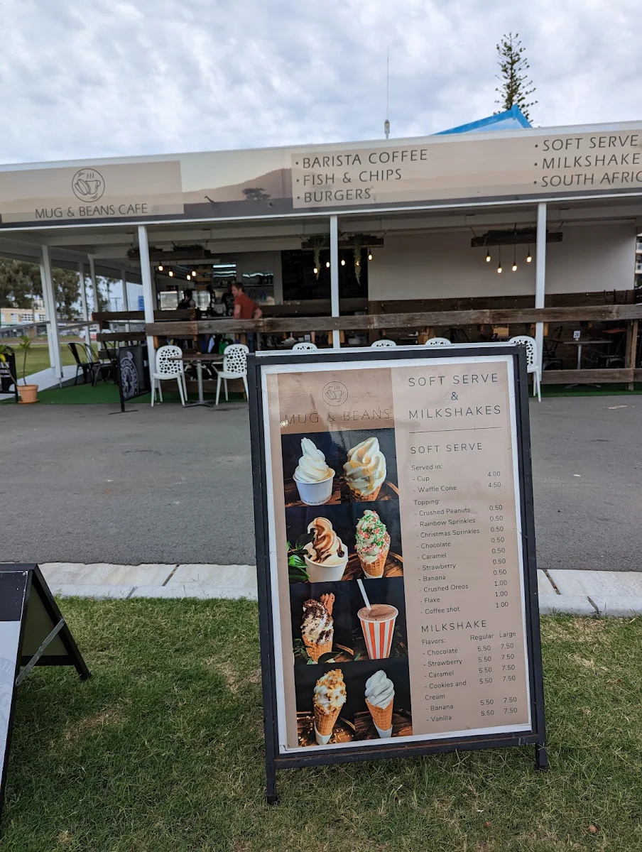 Menu, Broadwater Cafe