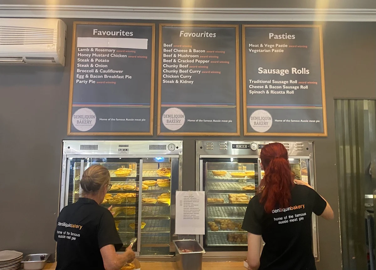 Menu, Deniliquin Bakery