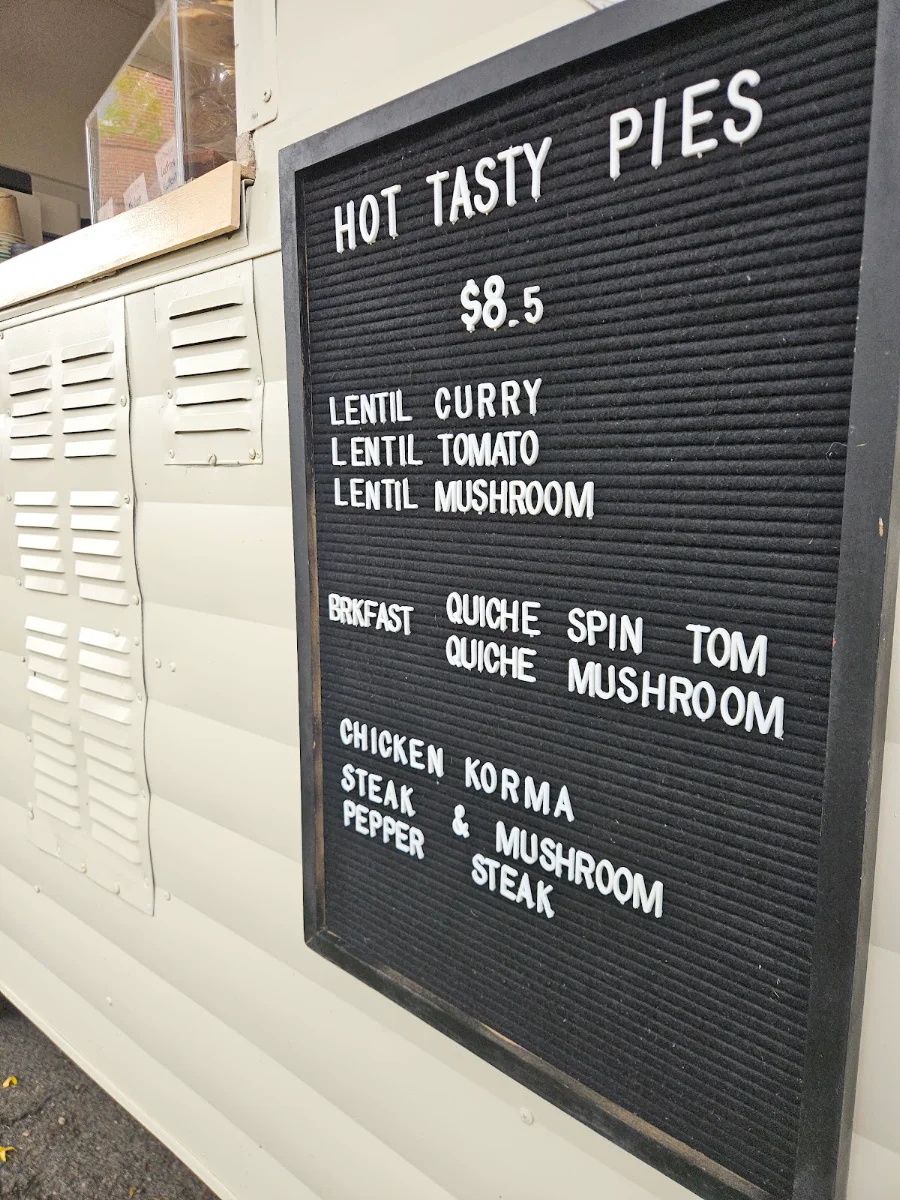Menu, The Coffee Pedlar