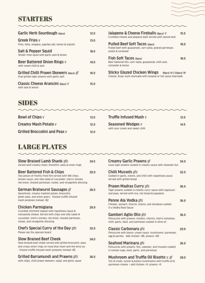 Menu photo 1