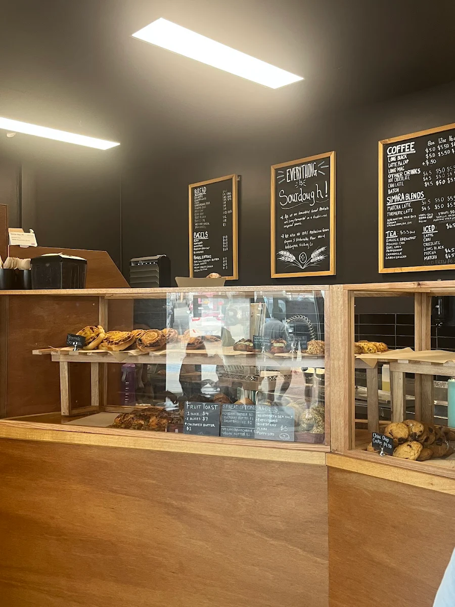 Menu, Knead Bread and Coffee