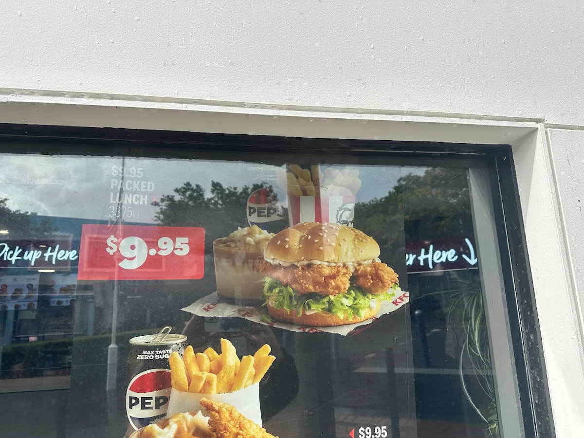 Menu, KFC The Entrance
