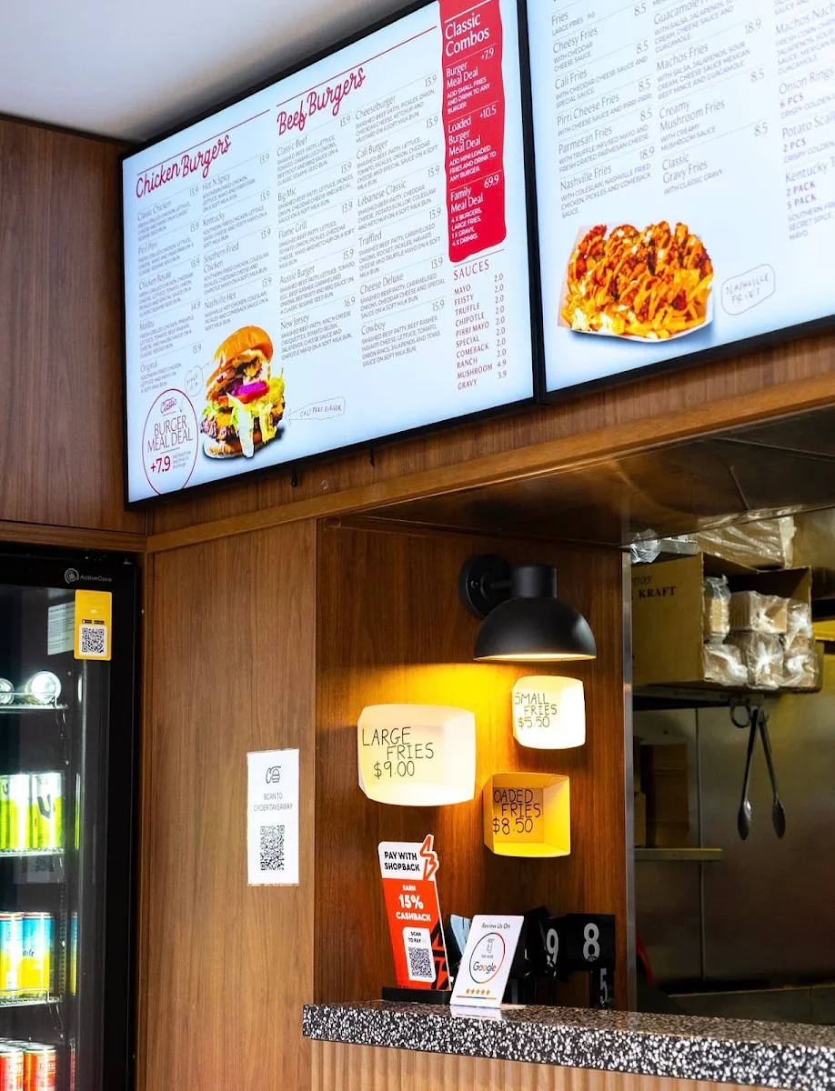 Menu, Classic Burger Brighton