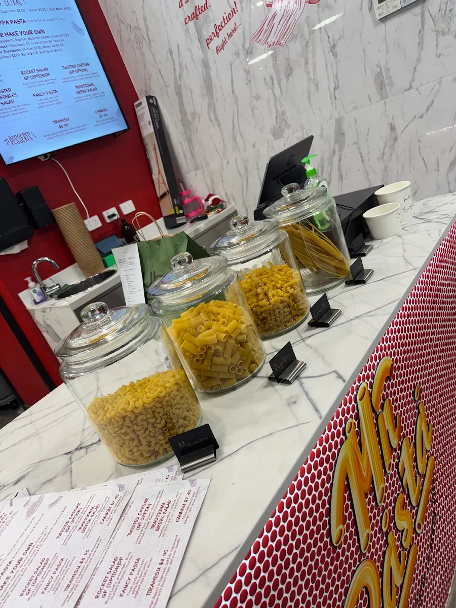 Menu, MR PASTA