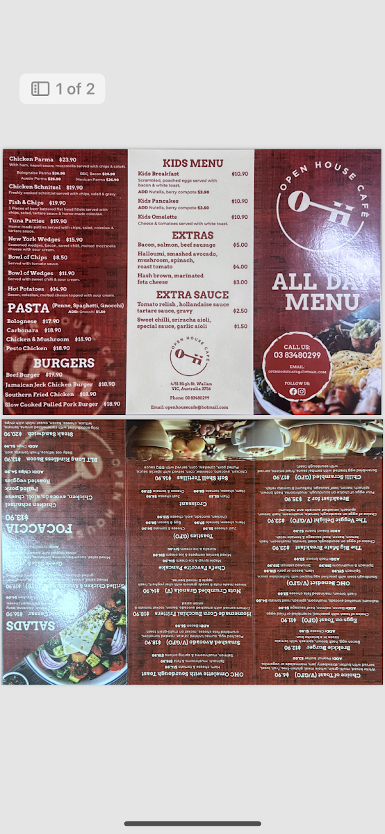 Menu photo 1