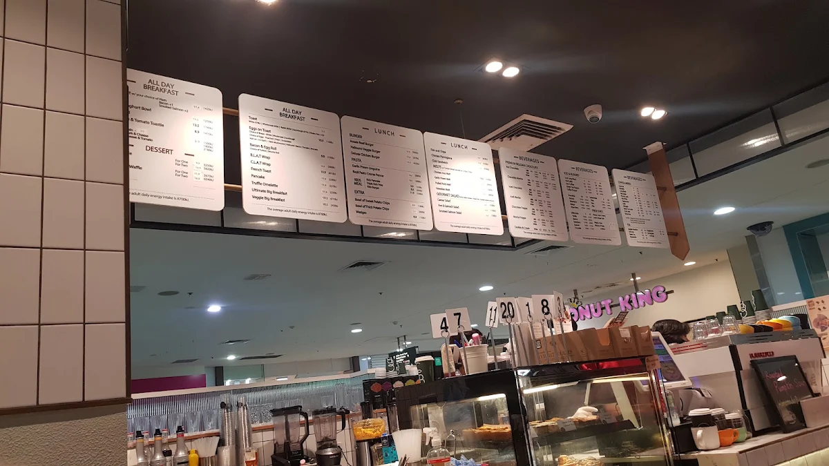 Menu, Caffe Cherry Beans