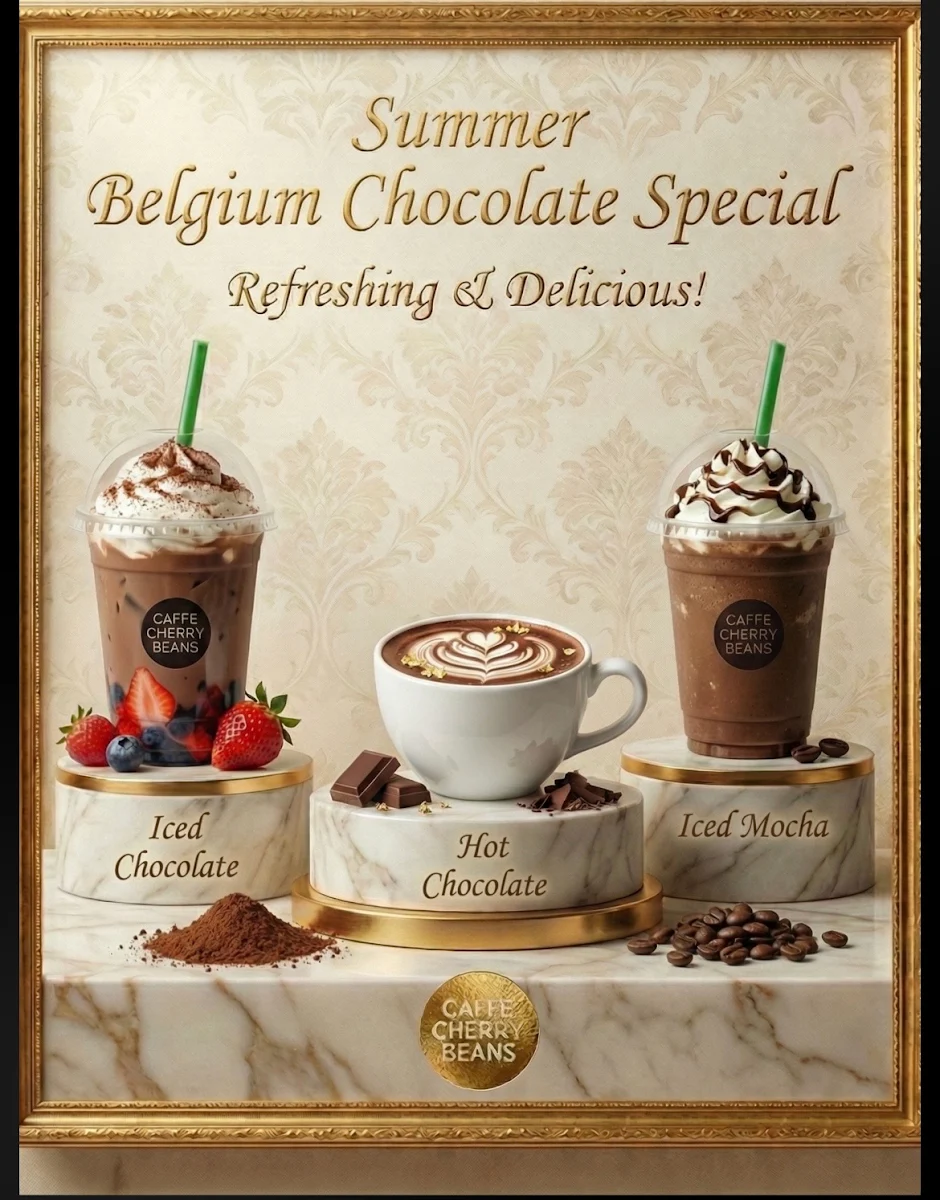 Menu, Caffe Cherry Beans