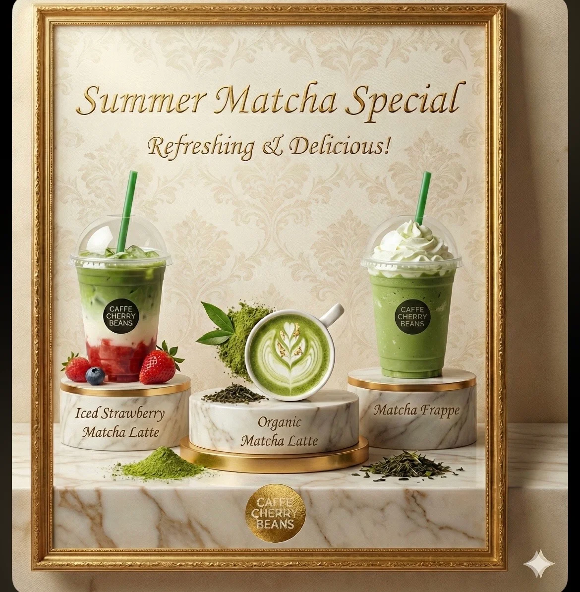 Menu, Caffe Cherry Beans