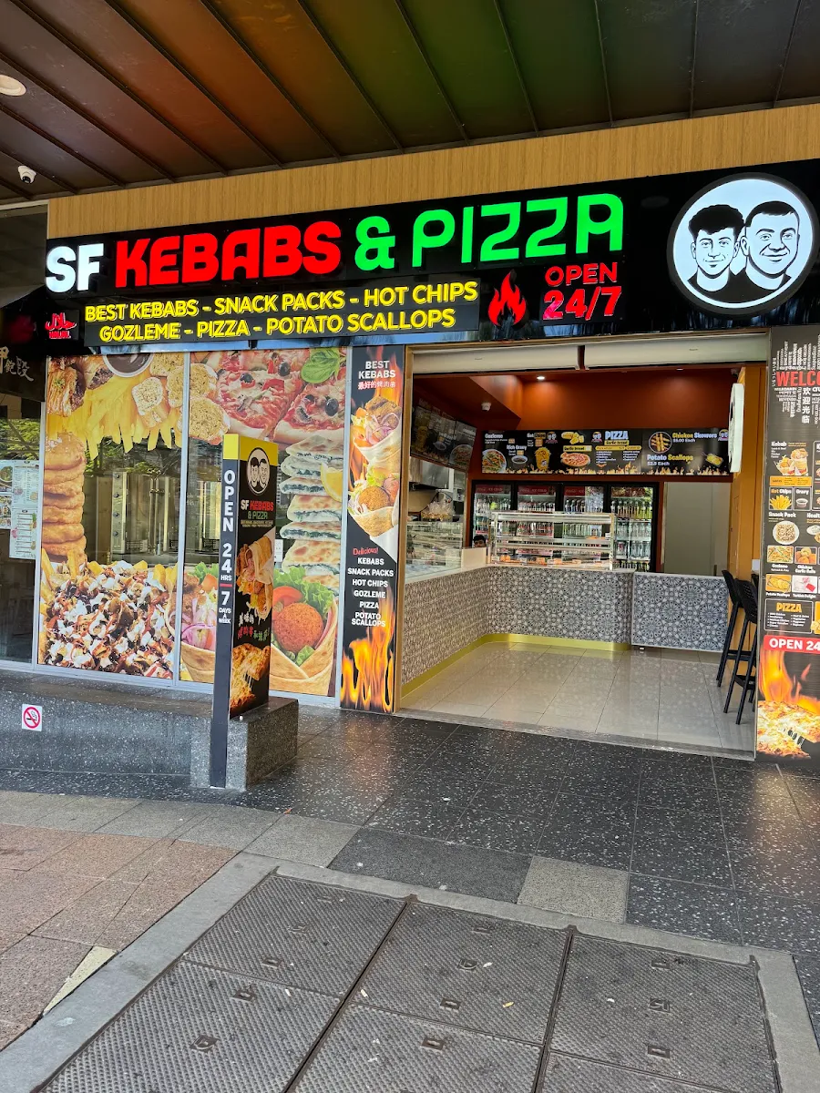 Menu, SF Kebabs & Pizza