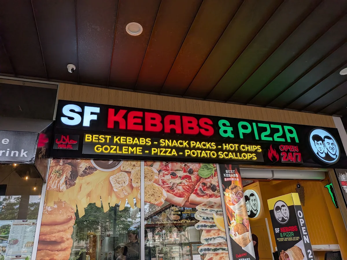 Menu, SF Kebabs & Pizza