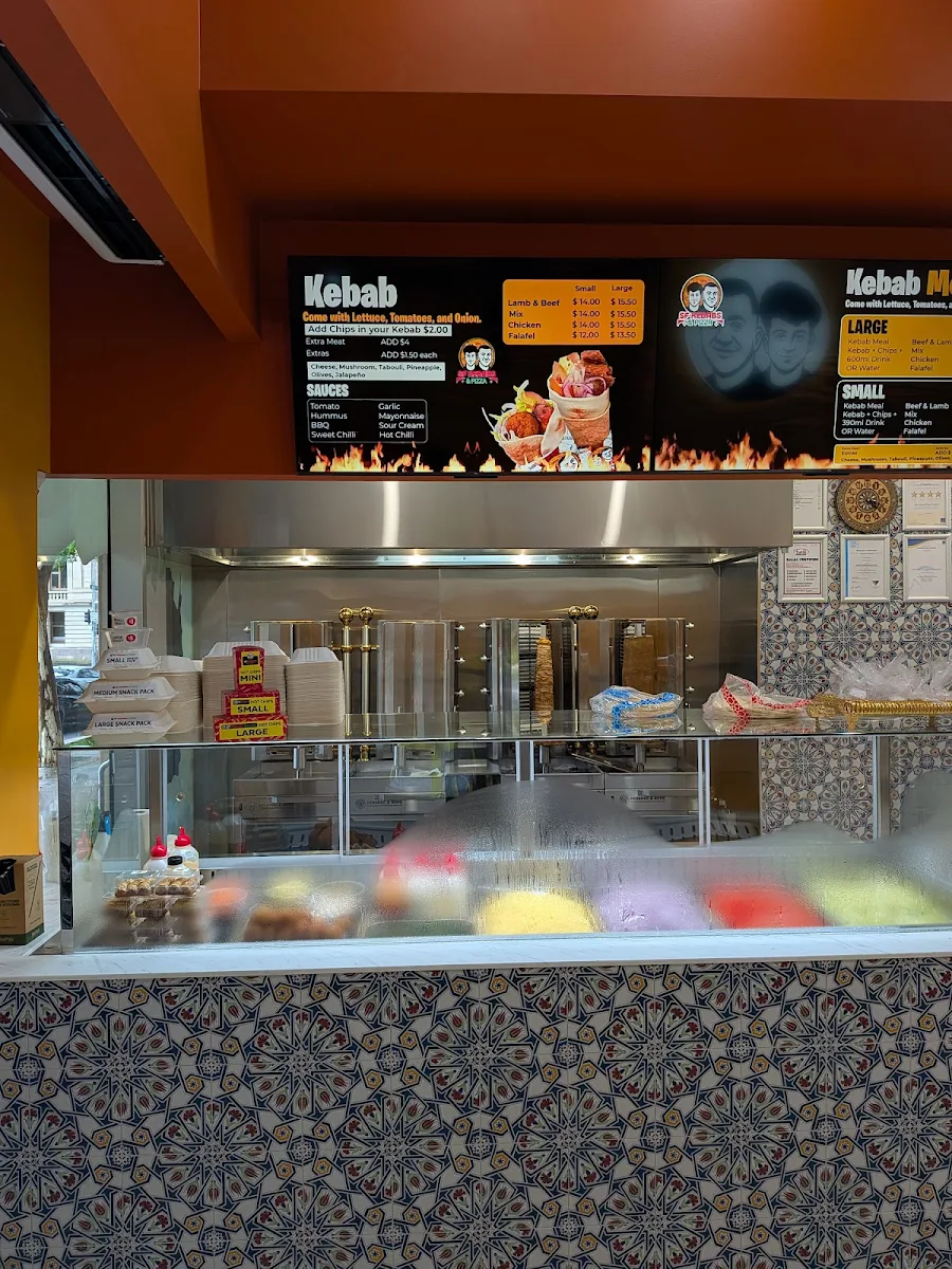 Menu, SF Kebabs & Pizza