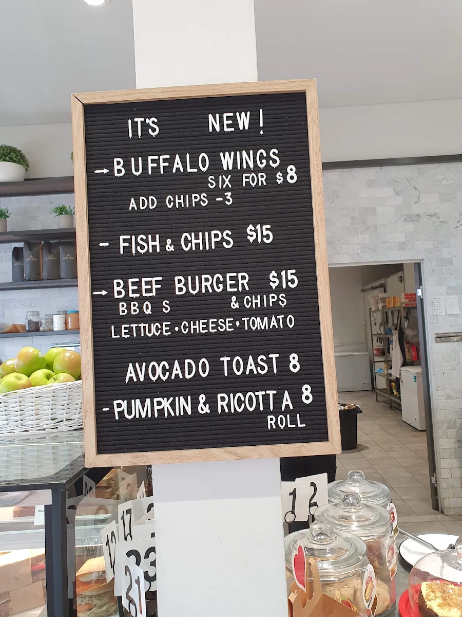 Menu, The Rose Garden