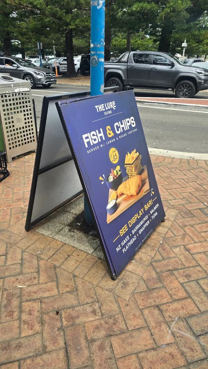 Menu, The Lure Seafood