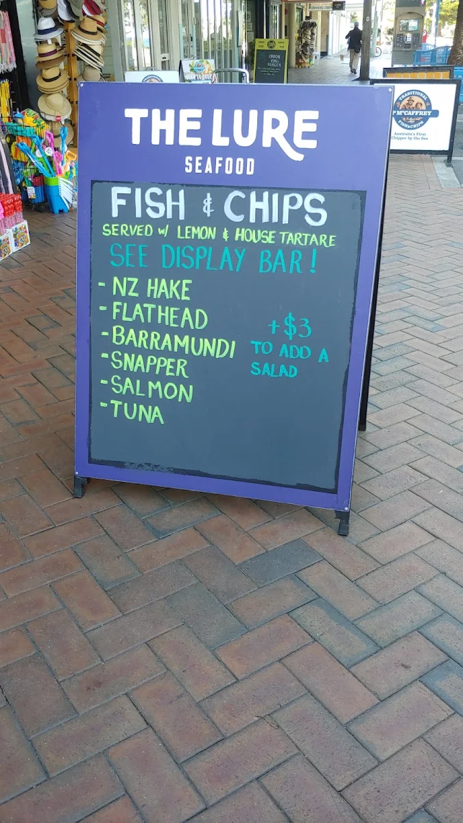 Menu, The Lure Seafood