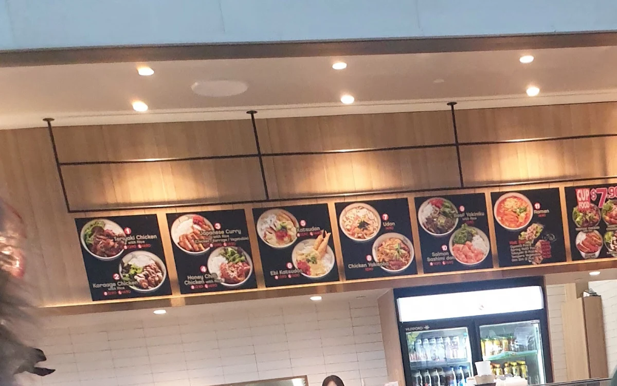 Menu, Sushi Paradise DFO Brisbane Airport
