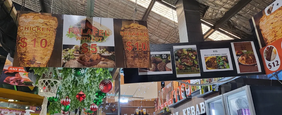 Menu, Maz Kebab