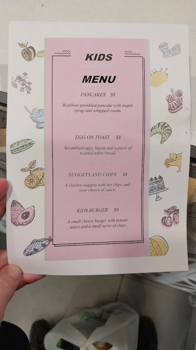 Menu, The Gooby Goose