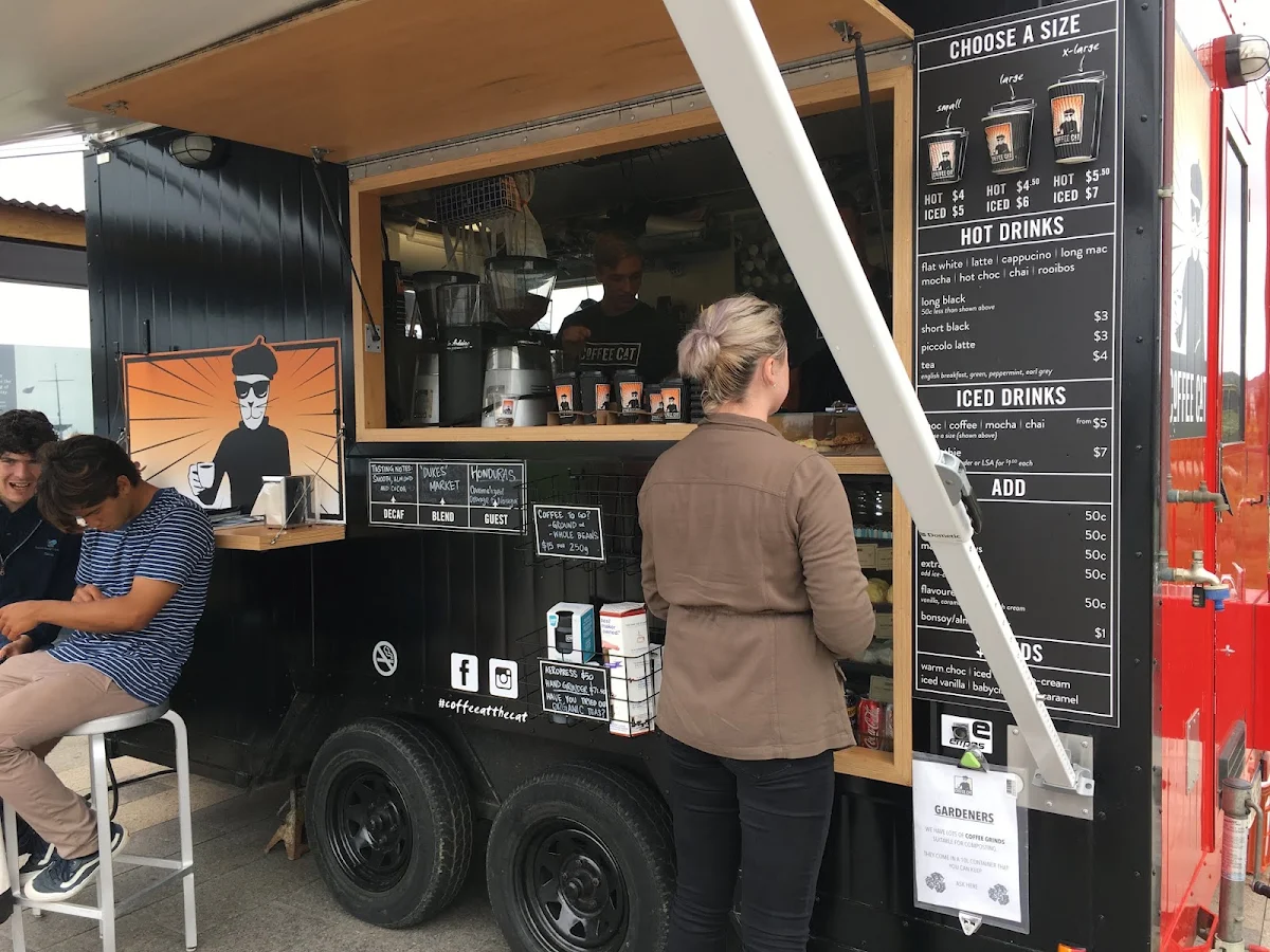 Menu, Coffee Cat