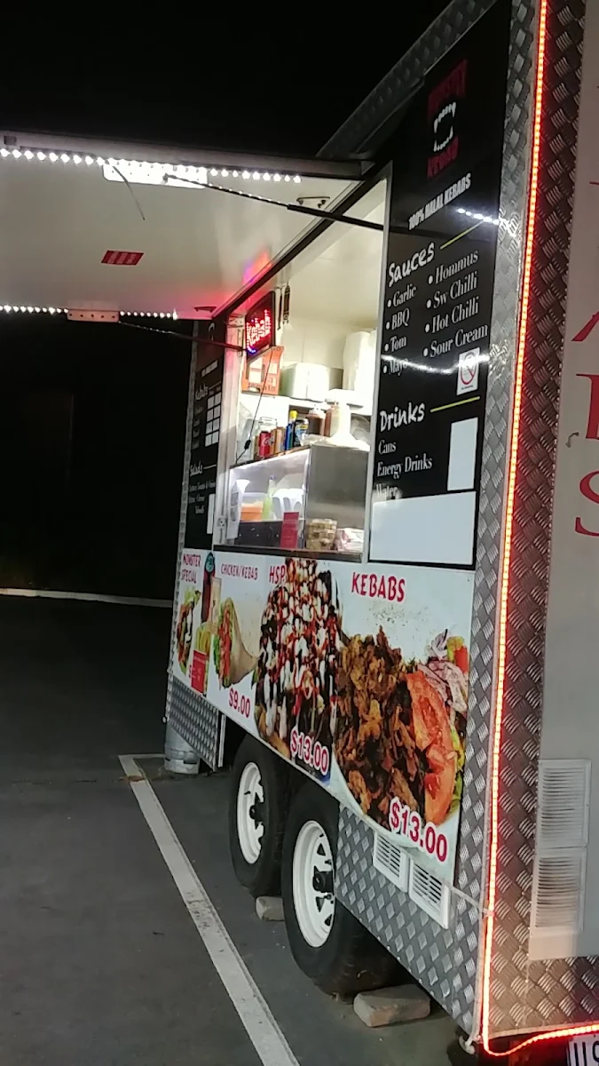 Menu, Monster Kebab Endeavour Hills