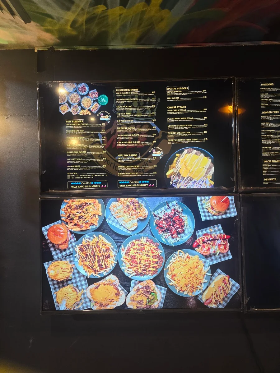 Menu, Cheeseville
