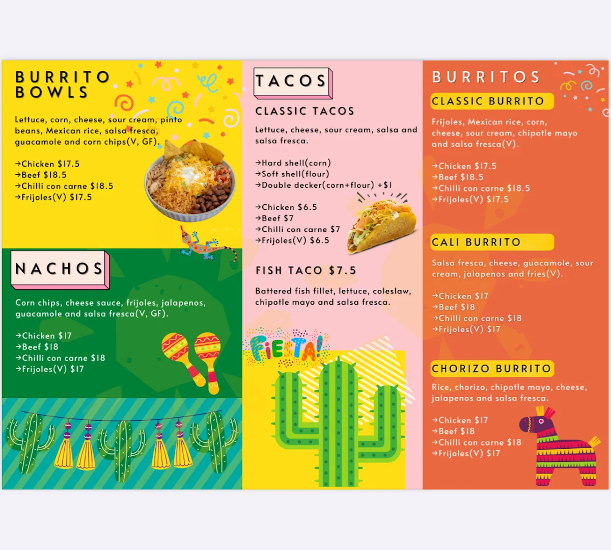 Menu, Burger Plus Geelong
