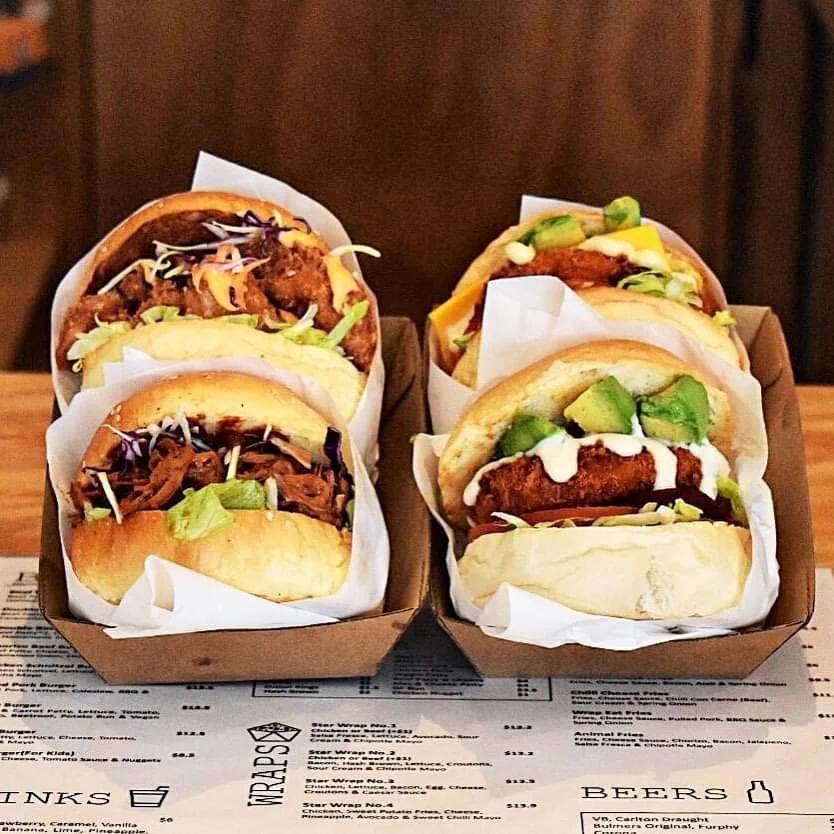 Menu, Burger Plus Geelong