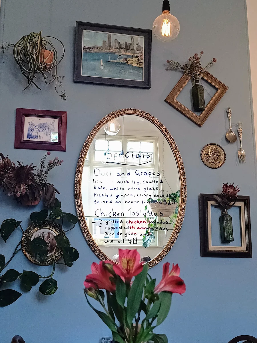 Menu, The Parcel Cafe