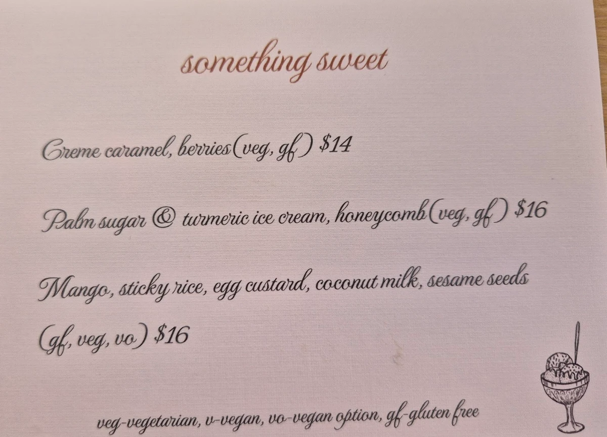 Menu, KIEM’s dining
