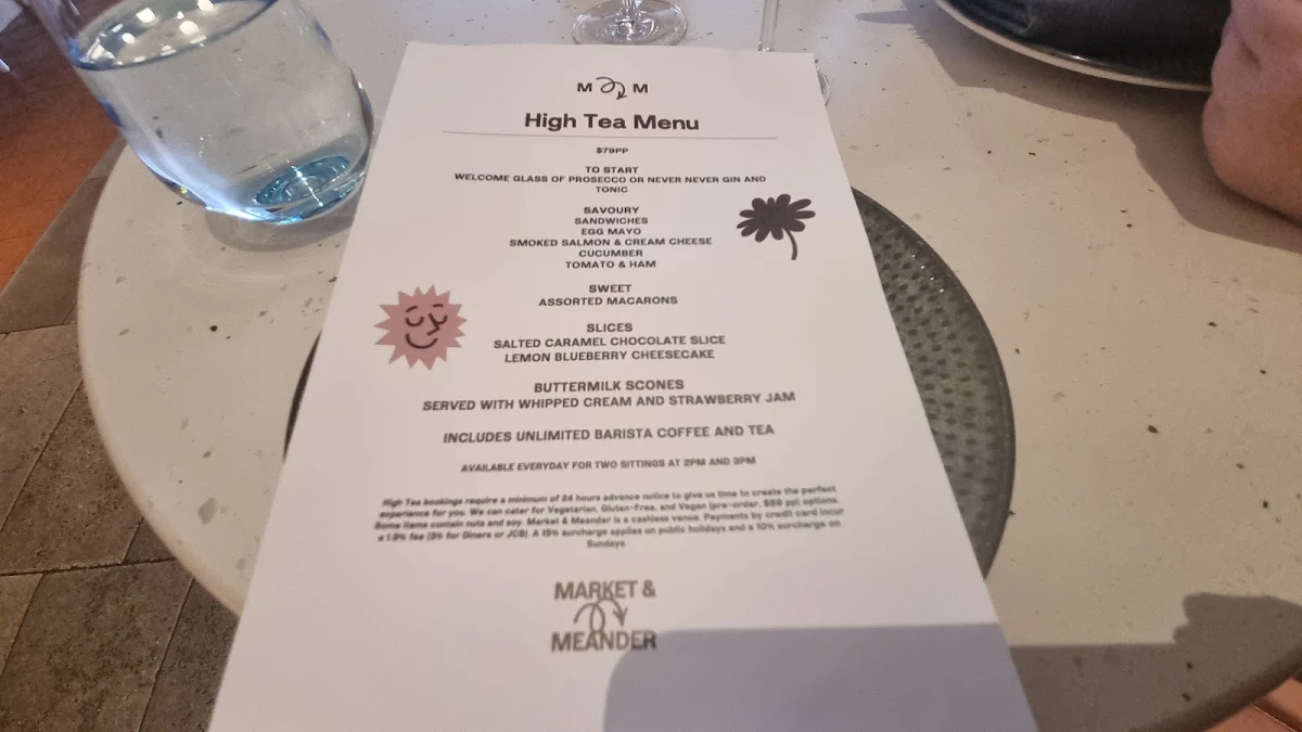Menu, Market & Meander - Modern Italian Cuisine