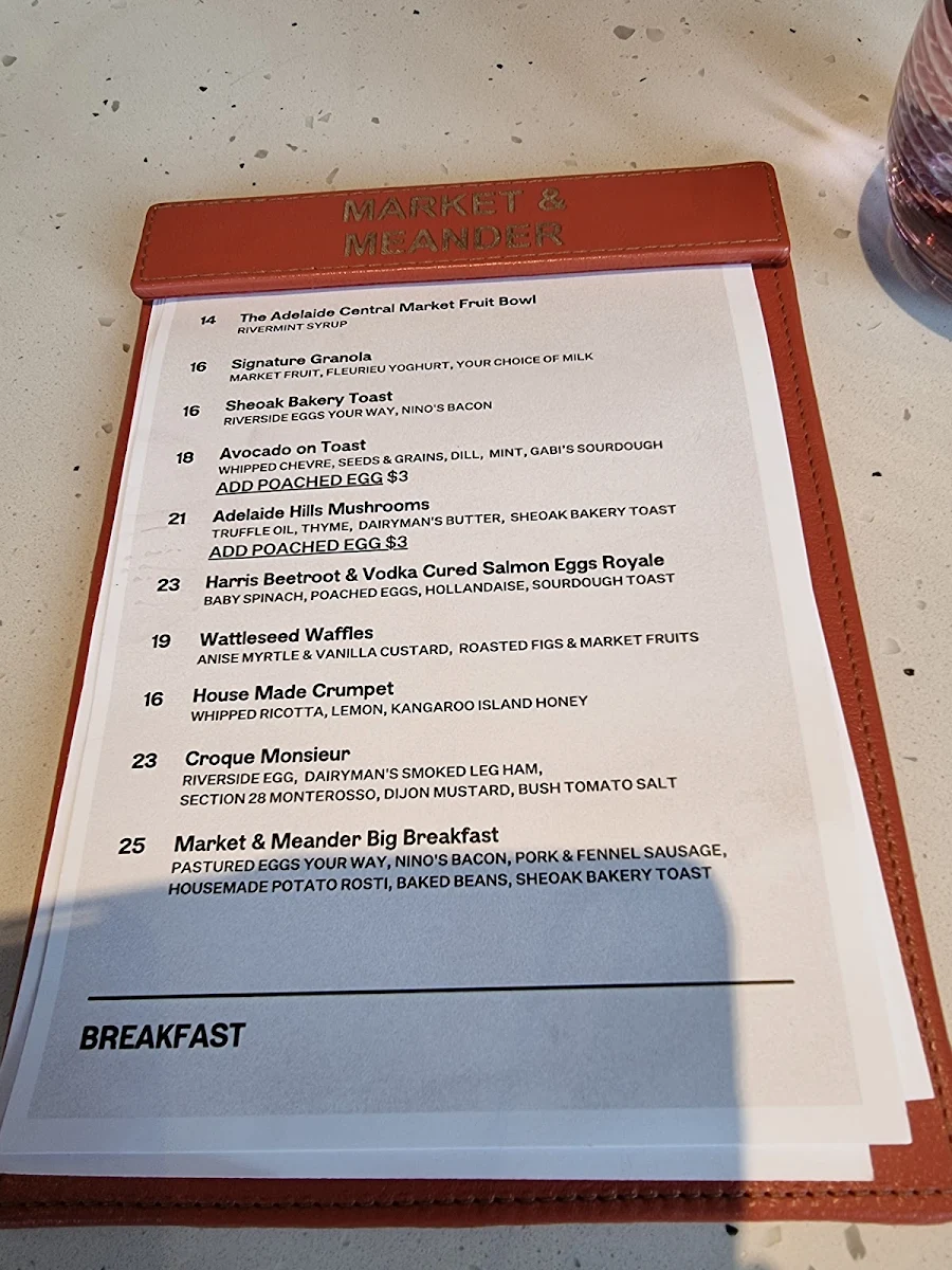 Menu, Market & Meander - Modern Italian Cuisine