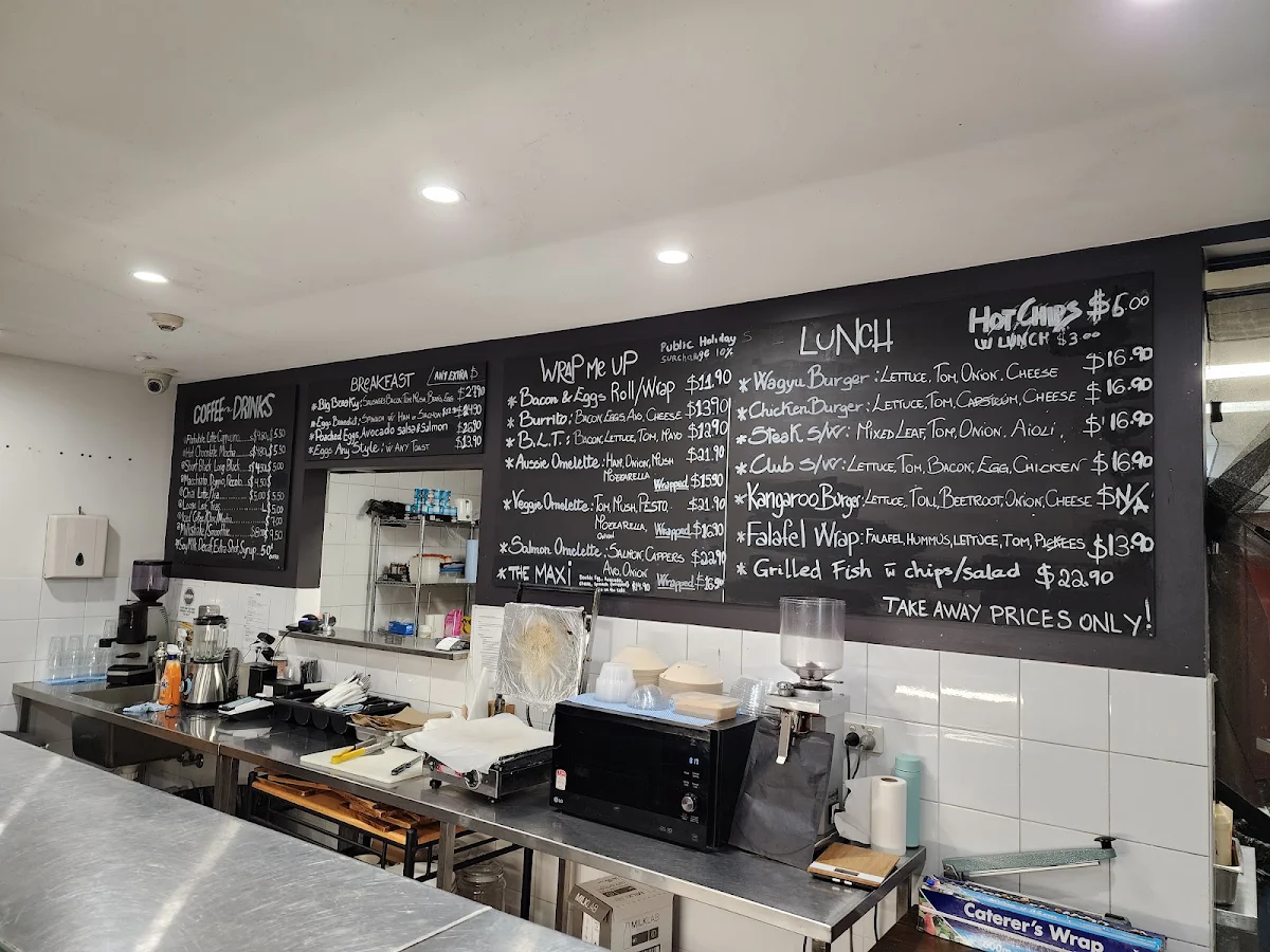 Menu, Danieli Cafe